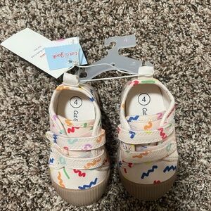 Cat & Jack Colorful Patterned Baby Sneakers